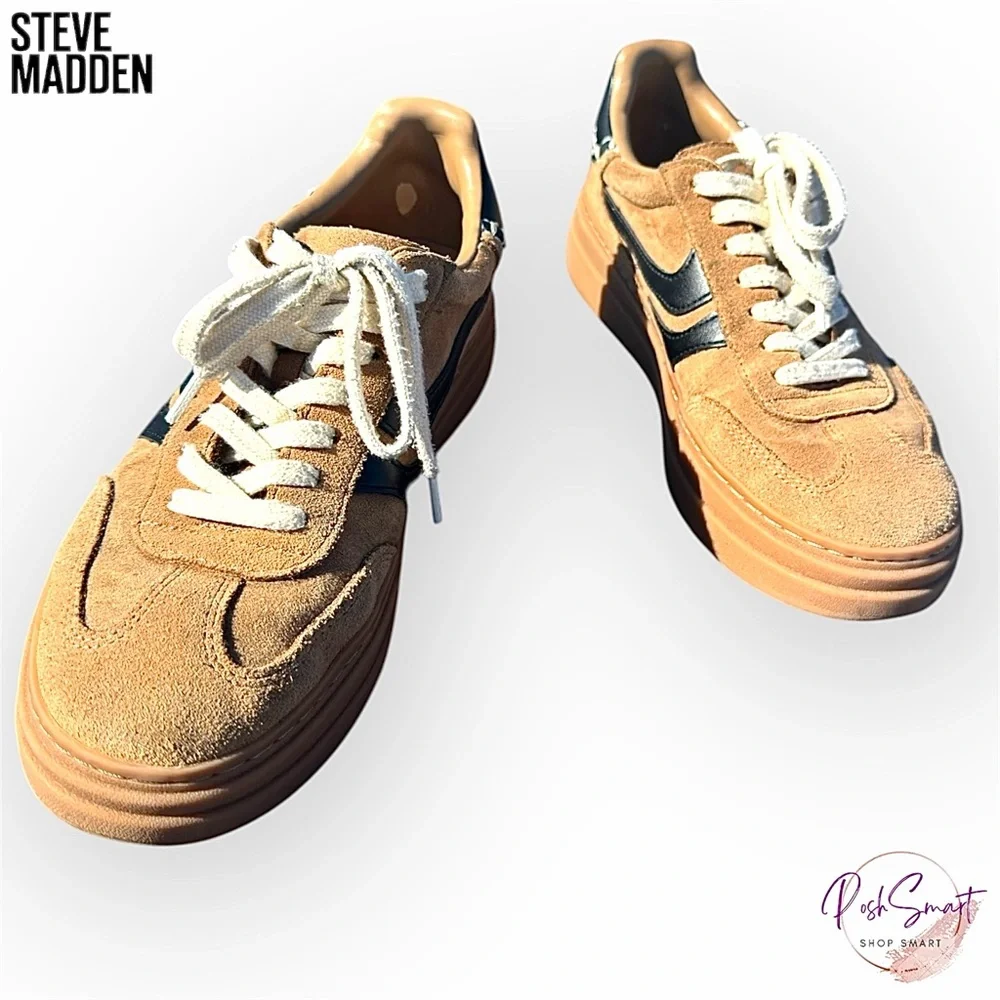 Steve Madden Dodge Sneakers – Tan Multi / Size 8.5